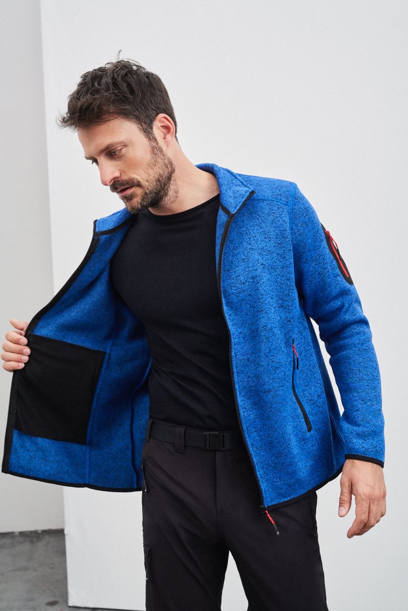 Herren Strickfleece Jacke Daiber | JN 762
