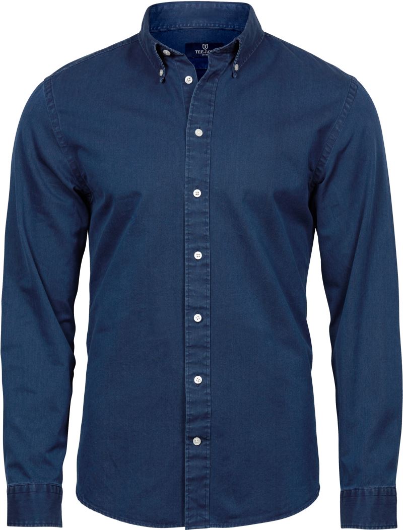 Denim Twill Hemd langarm Tee Jays | TJ 4002