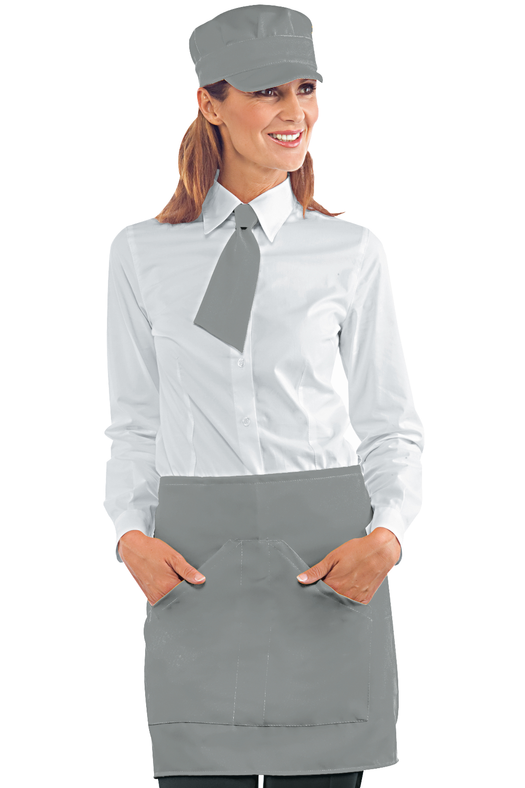 Schürze Orleans Grigio