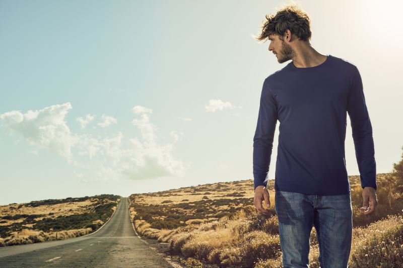 Herren T-Shirt langarm - X.O Promodoro | 1465
