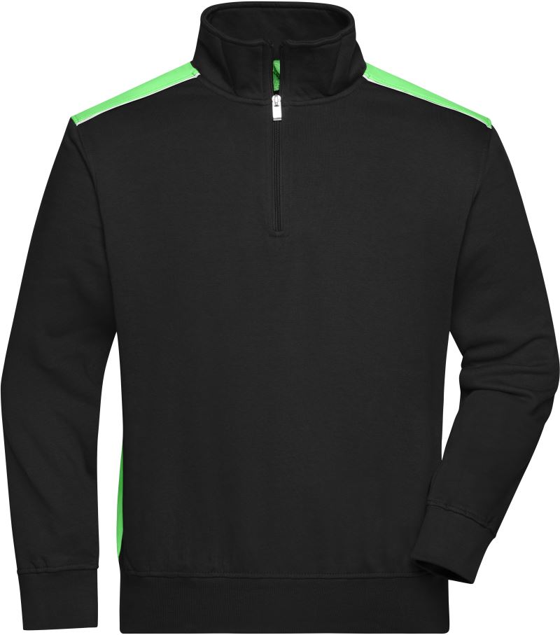 black/lime green
