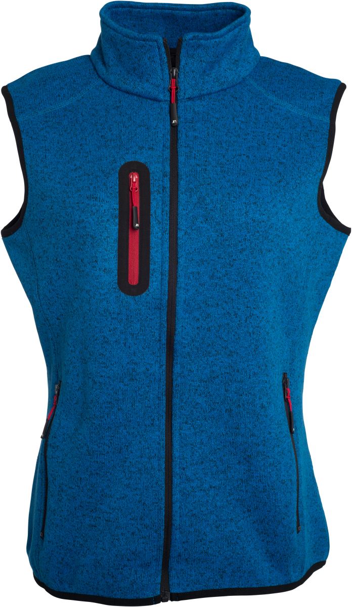 Damen Strickfleece Weste mit Stehkragen Daiber | JN 773