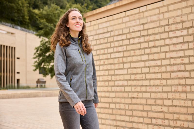 Damen 2-Lagen Melange Softshell Jacke Daiber | JN 1147