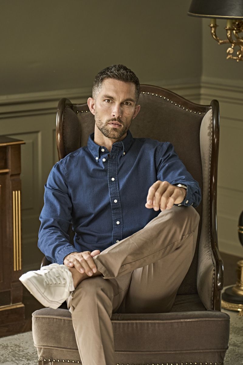 Denim Twill Hemd langarm Tee Jays | TJ 4002