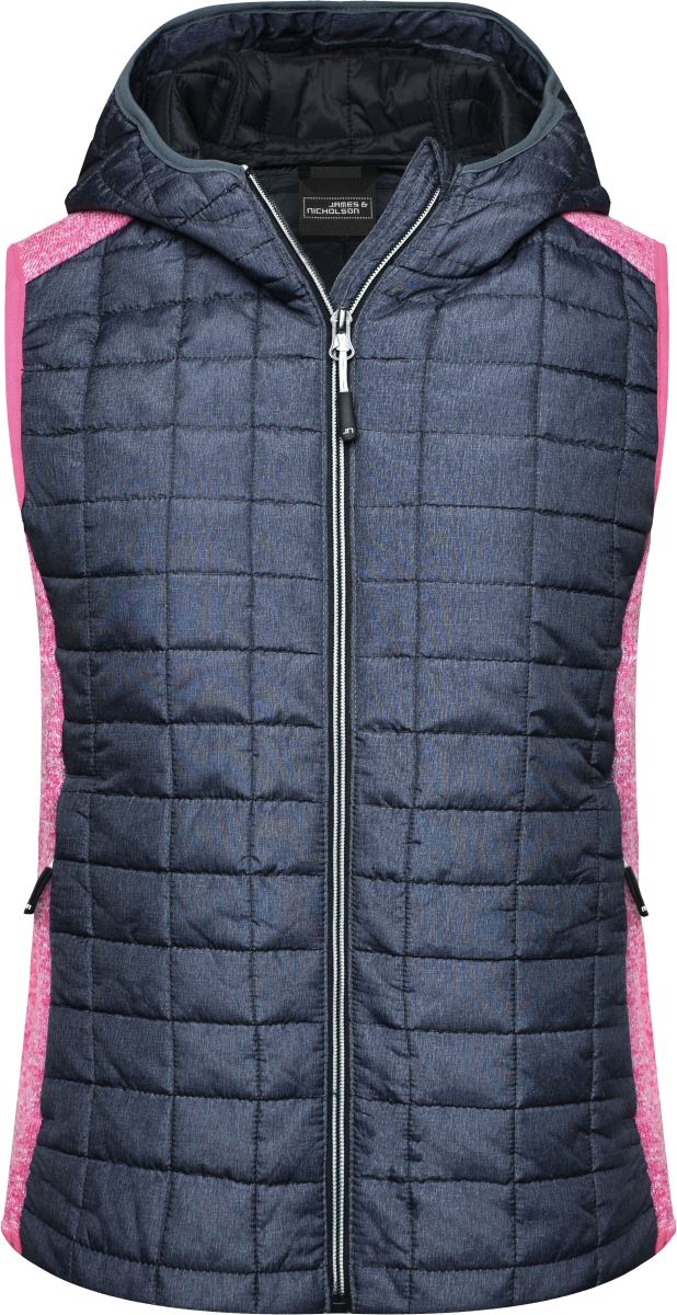 pink melange/anthracite melang