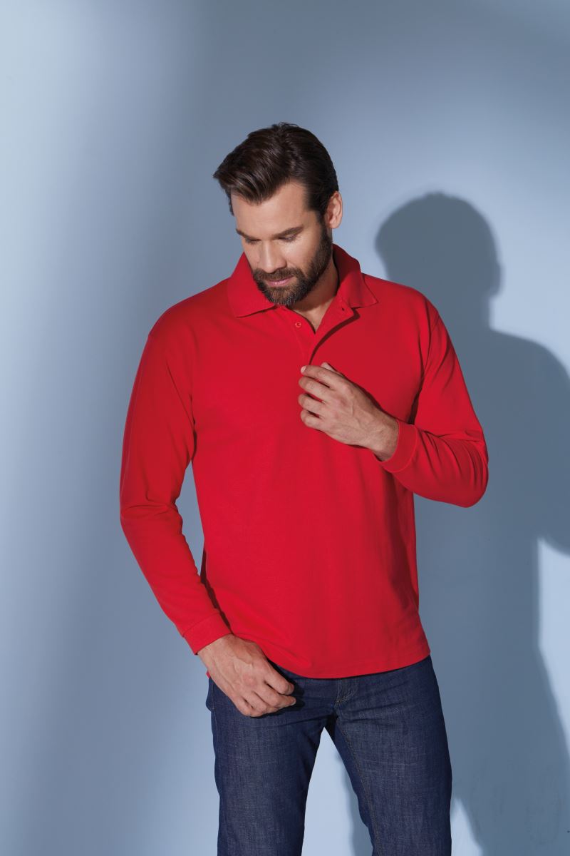 Schweres Piqué Polo langarm Daiber | JN 22