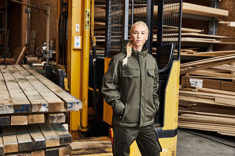Workwear Softshell Padded Jacke - Solid Daiber | JN 886