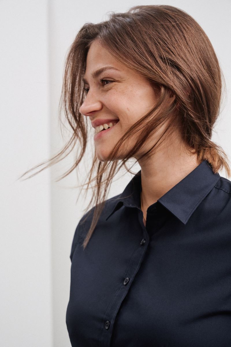 Popeline Bluse kurzarm Daiber | JN 679