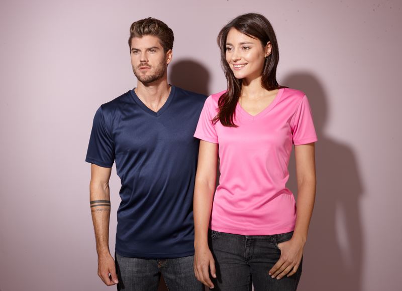 Herren V-Ausschnitt Sport T-Shirt Daiber | JN 736