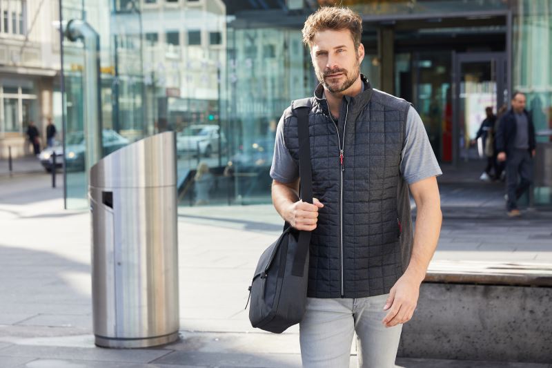 Herren Hybrid Strickfleece Gilet Daiber | JN 740