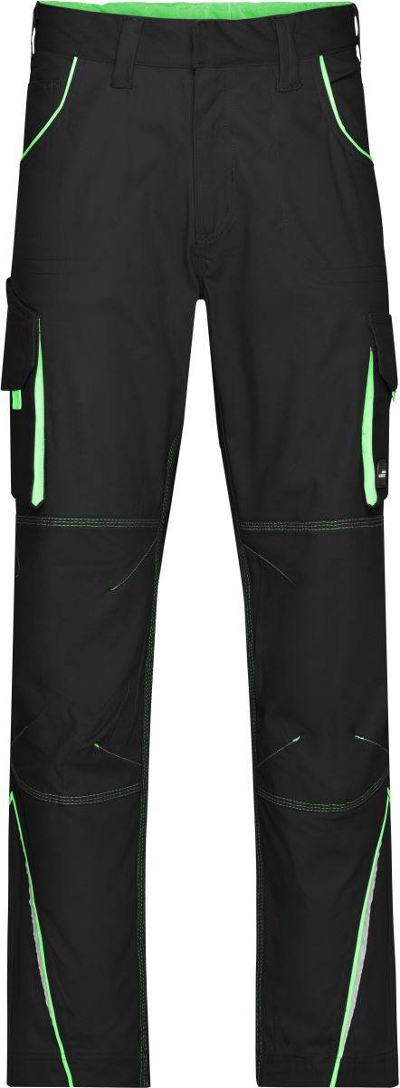 black/lime green
