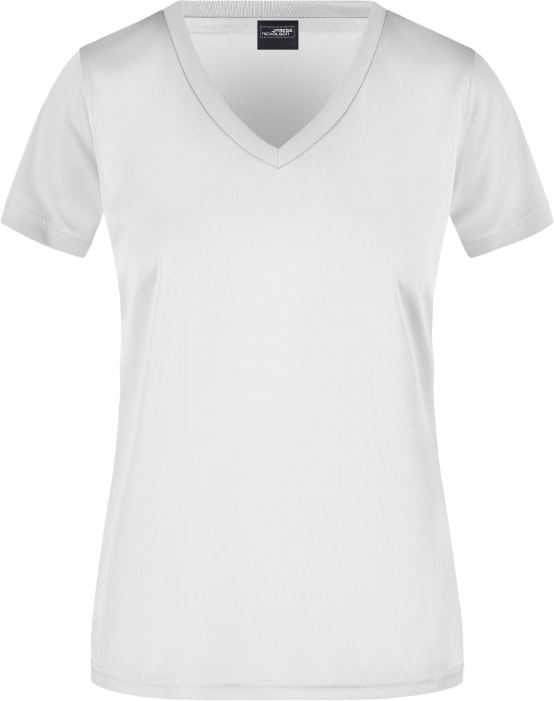 Damen V-Ausschnitt Sport T-Shirt Daiber | JN 735