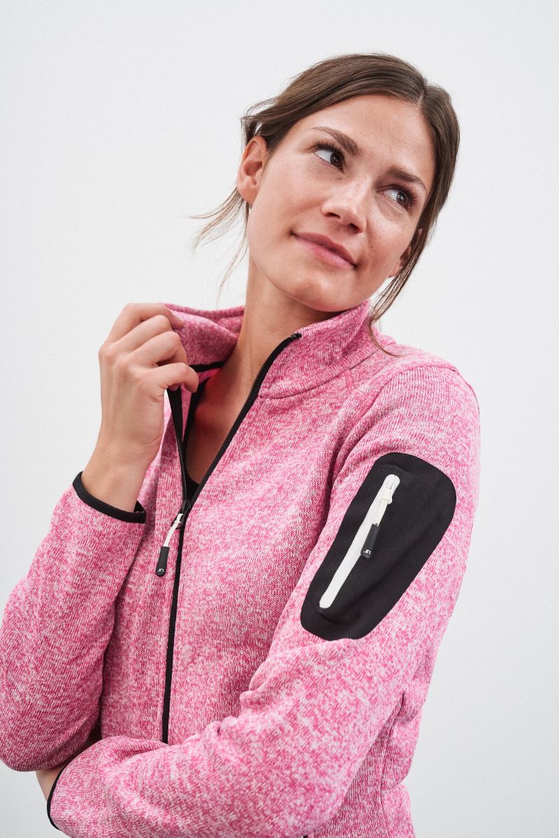 Damen Strickfleece Jacke Daiber | JN 761
