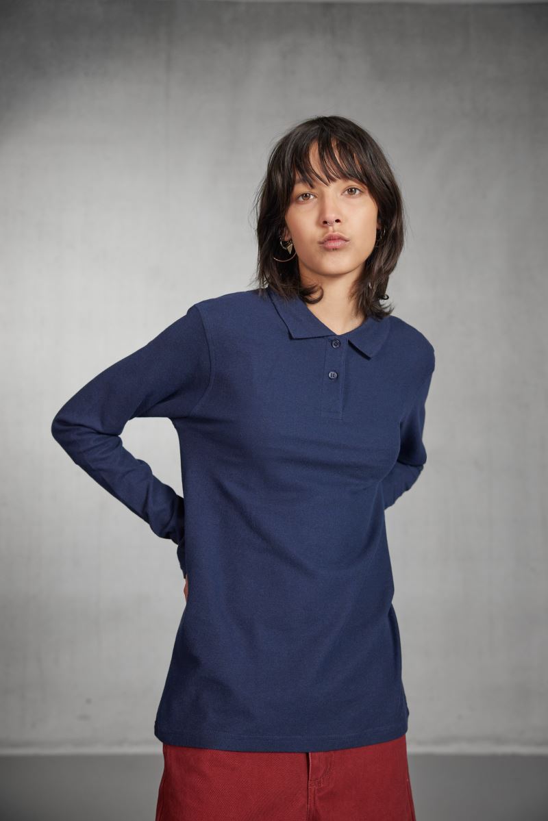 Damen Piqué Polo langarm B&C | ID.001 LSL /women