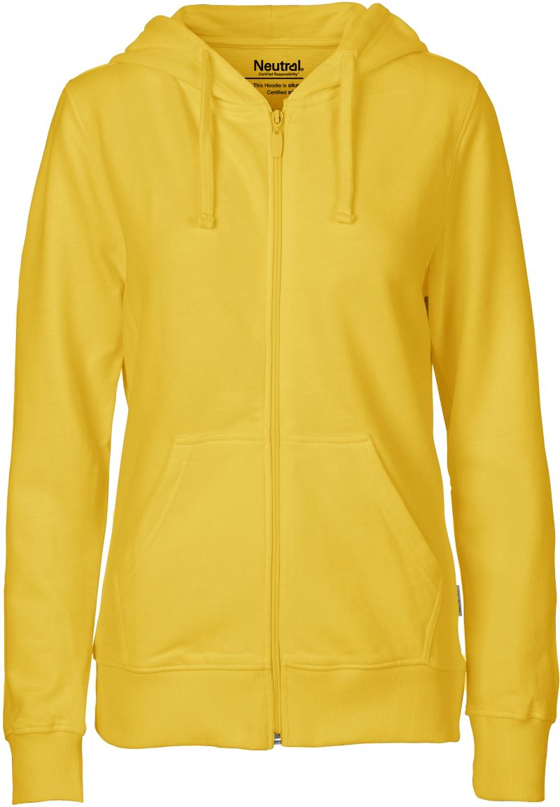 Damen Bio Kapuzen Sweatjacke Neutral | O 83301