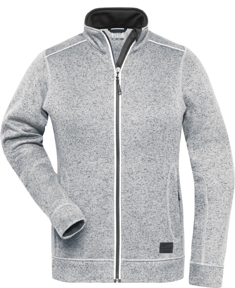 Damen Workwear Strickfleece Jacke - Solid Daiber | JN 897