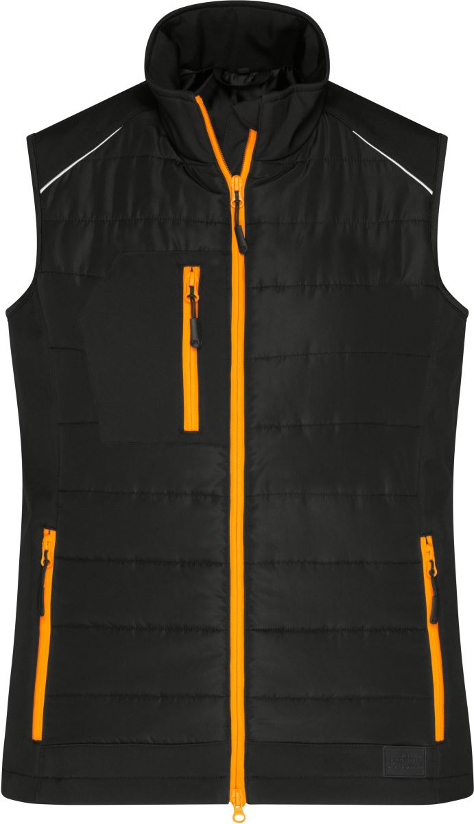 black/neon orange