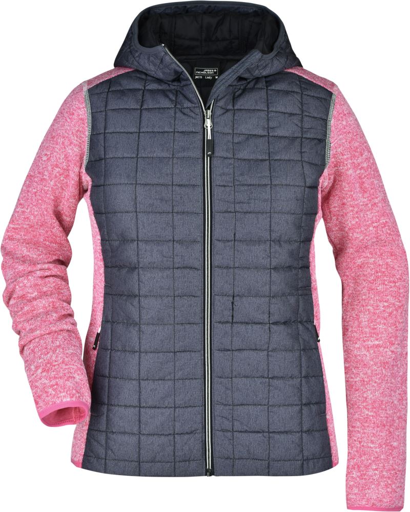 pink melange/anthracite melang
