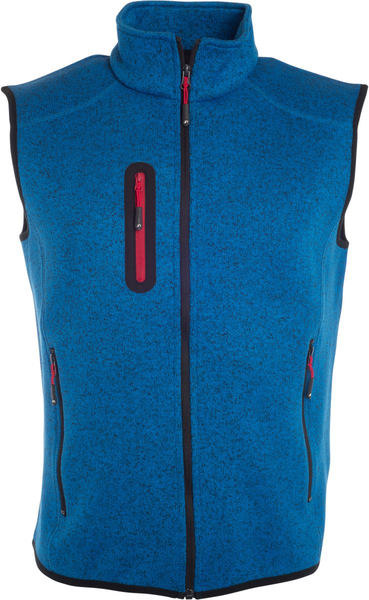 Herren Strickfleece Weste mit Stehkragen Daiber | JN 774