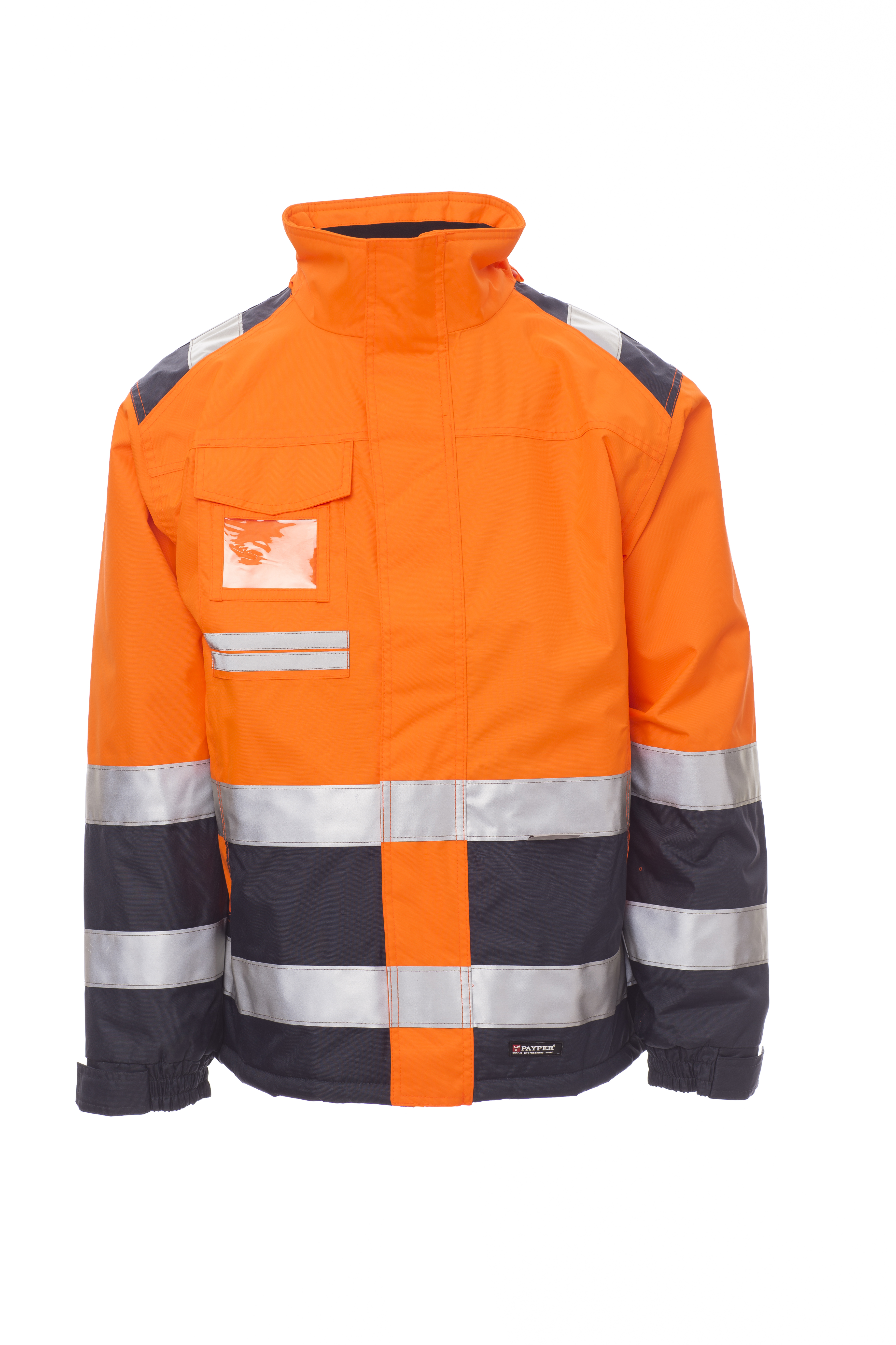 arancione fluo/blu navy