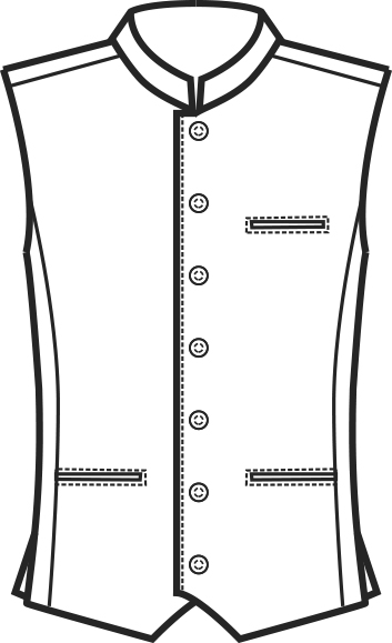 Gilet Salisburgo Unisex Nero