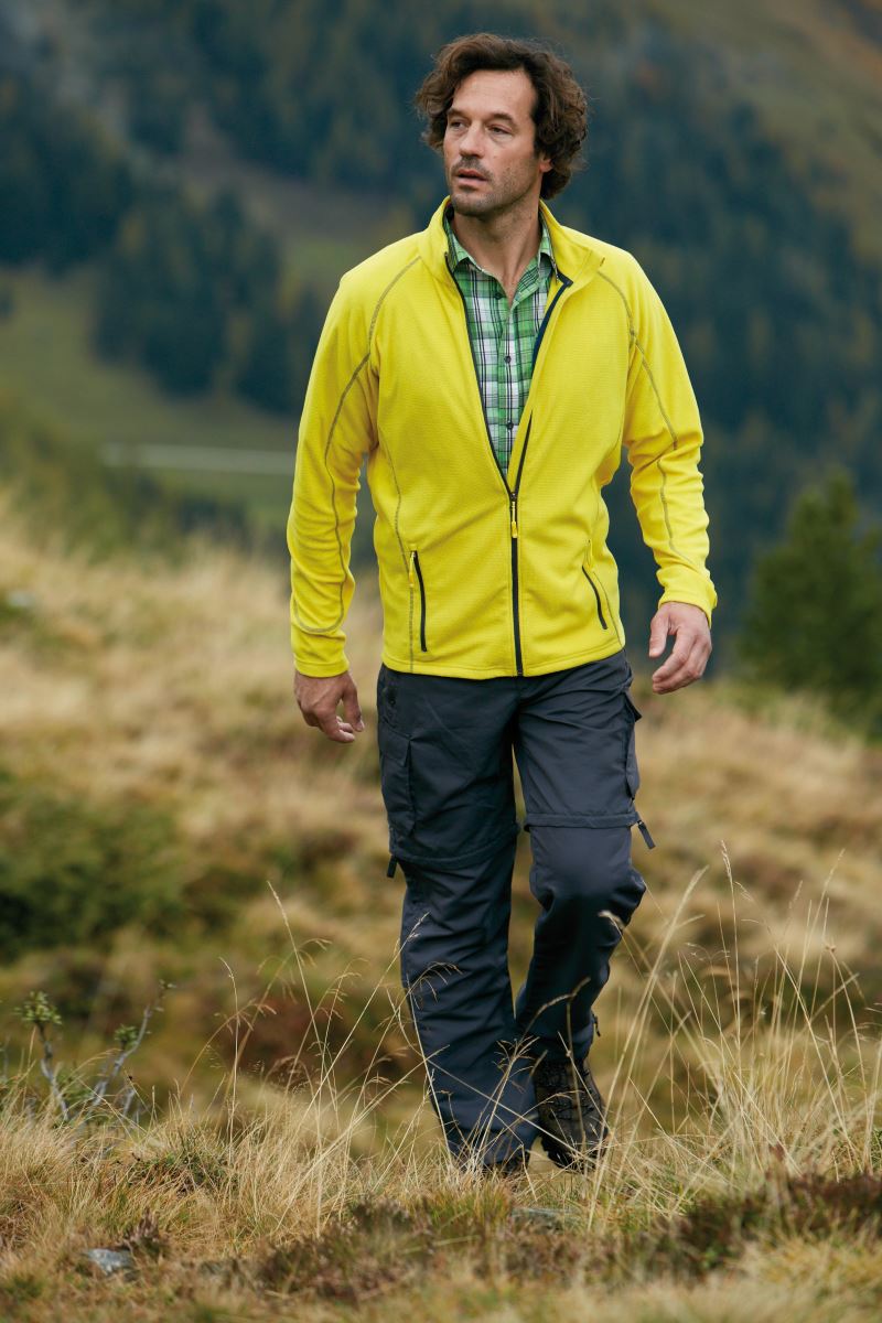 Herren Struktur Fleece Jacke Daiber | JN 597