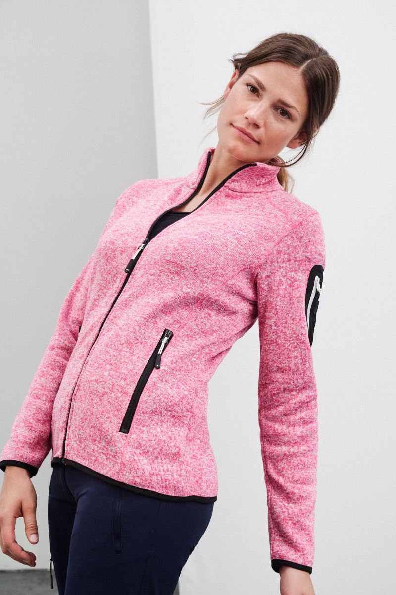 Damen Strickfleece Jacke Daiber | JN 761