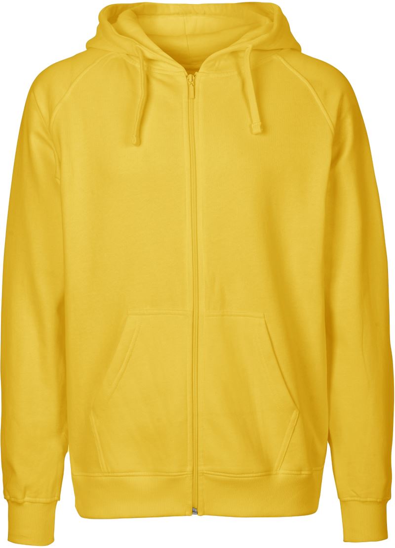Herren Bio Kapuzen Sweatjacke Neutral | O 63301