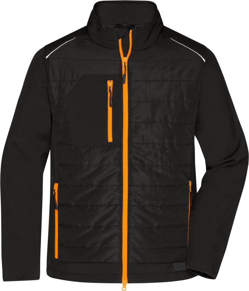 black/neon orange
