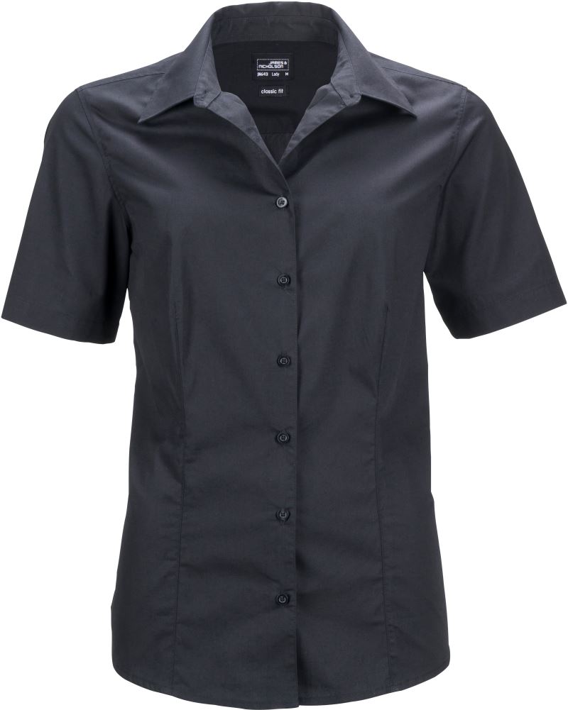 Popeline Business Bluse kurzarm Daiber | JN 643