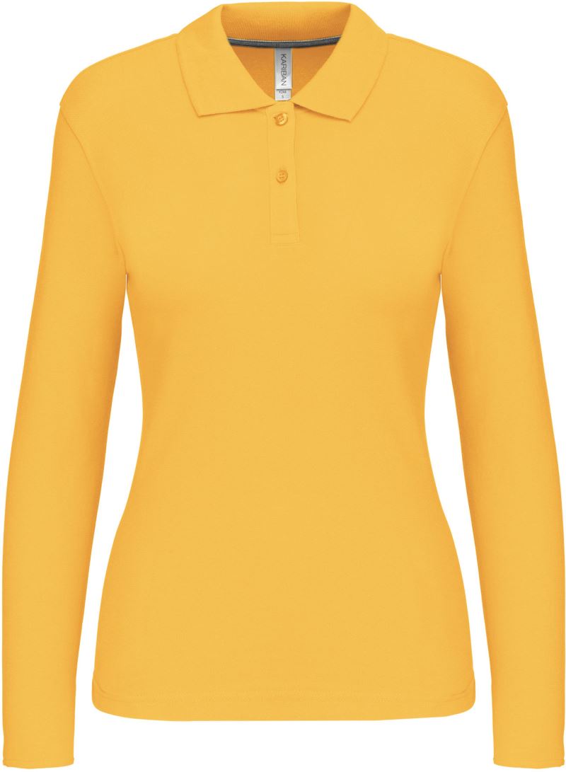 Damen Piqué Polo langarm Kariban | K 244