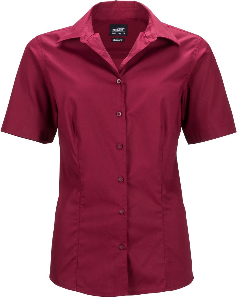 Popeline Business Bluse kurzarm Daiber | JN 643