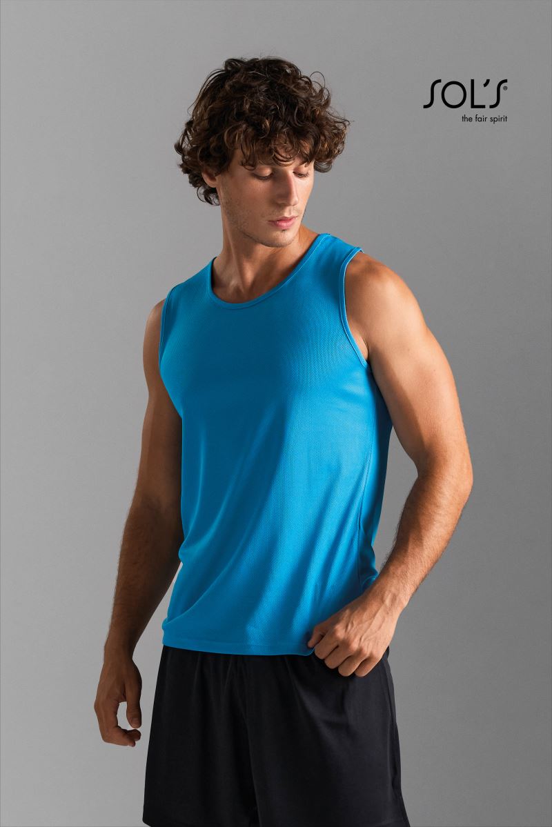 Herren Sport Shirt ärmellos SOL'S | Sporty TT Men