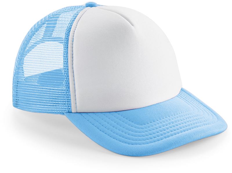 sky blue/white