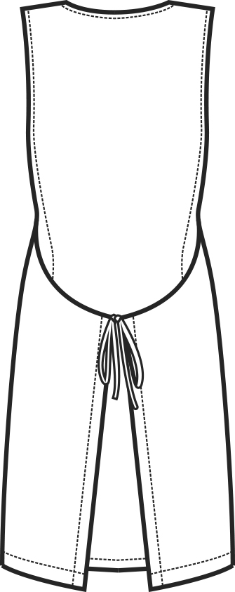 Schürze Papeete Long Superdry Nero