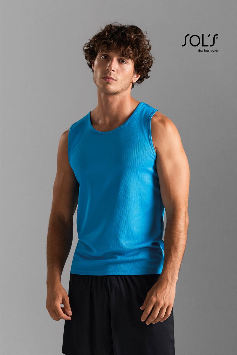 Herren Sport Shirt ärmellos SOL'S | Sporty TT Men