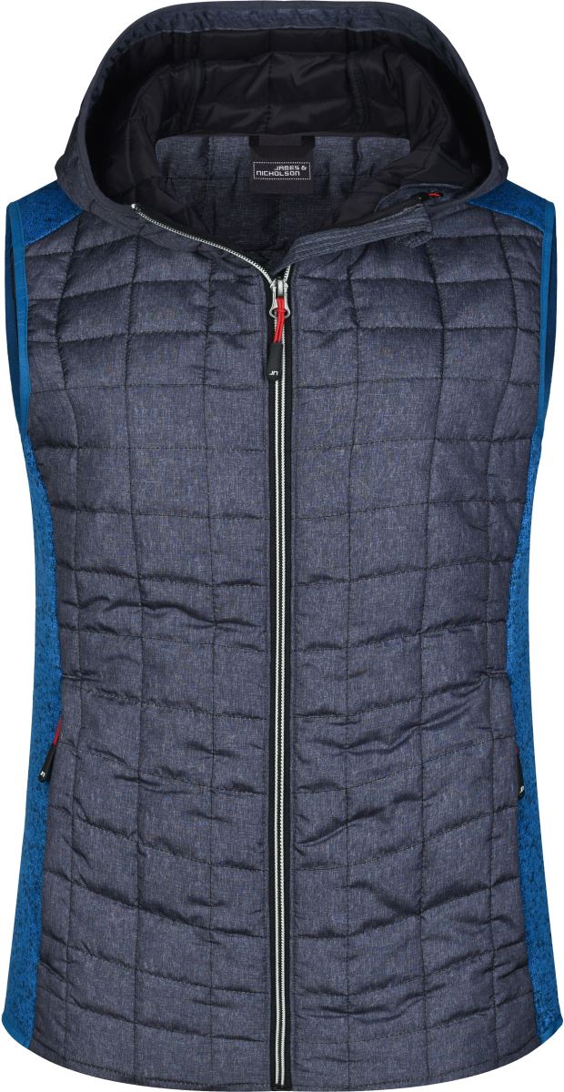 Damen Hybrid Strickfleece Gilet Daiber | JN 767
