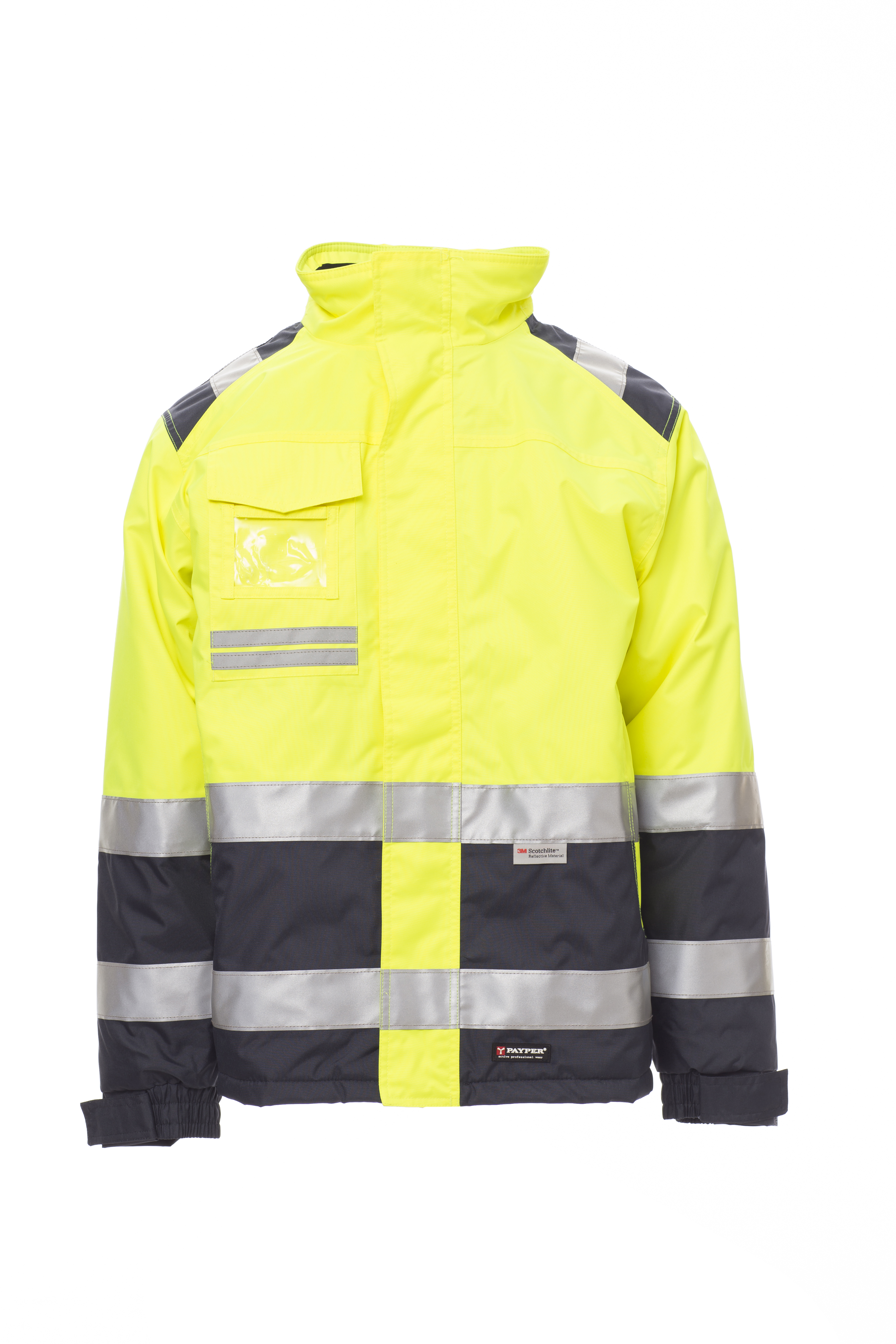 giallo fluo/blu navy