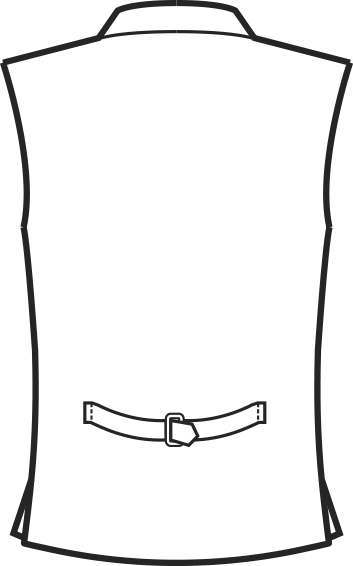 Gilet Salisburgo Unisex Nero