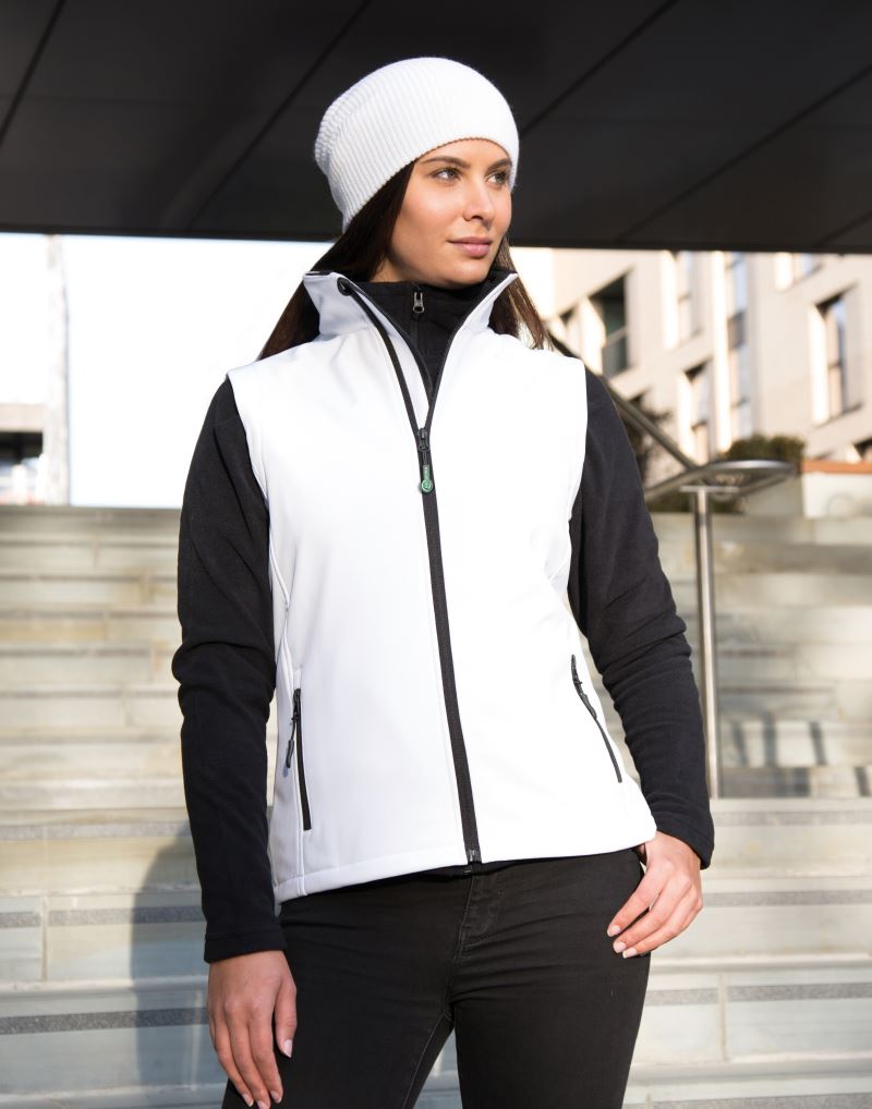 Damen 2-Lagen Softshell Gilet "Printable" Result Recycled | R 232F