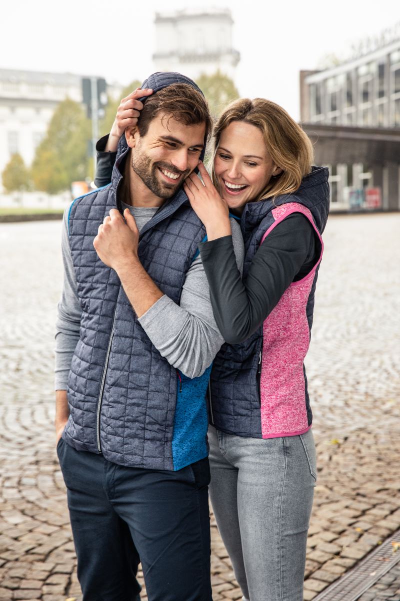 Damen Hybrid Strickfleece Gilet Daiber | JN 767