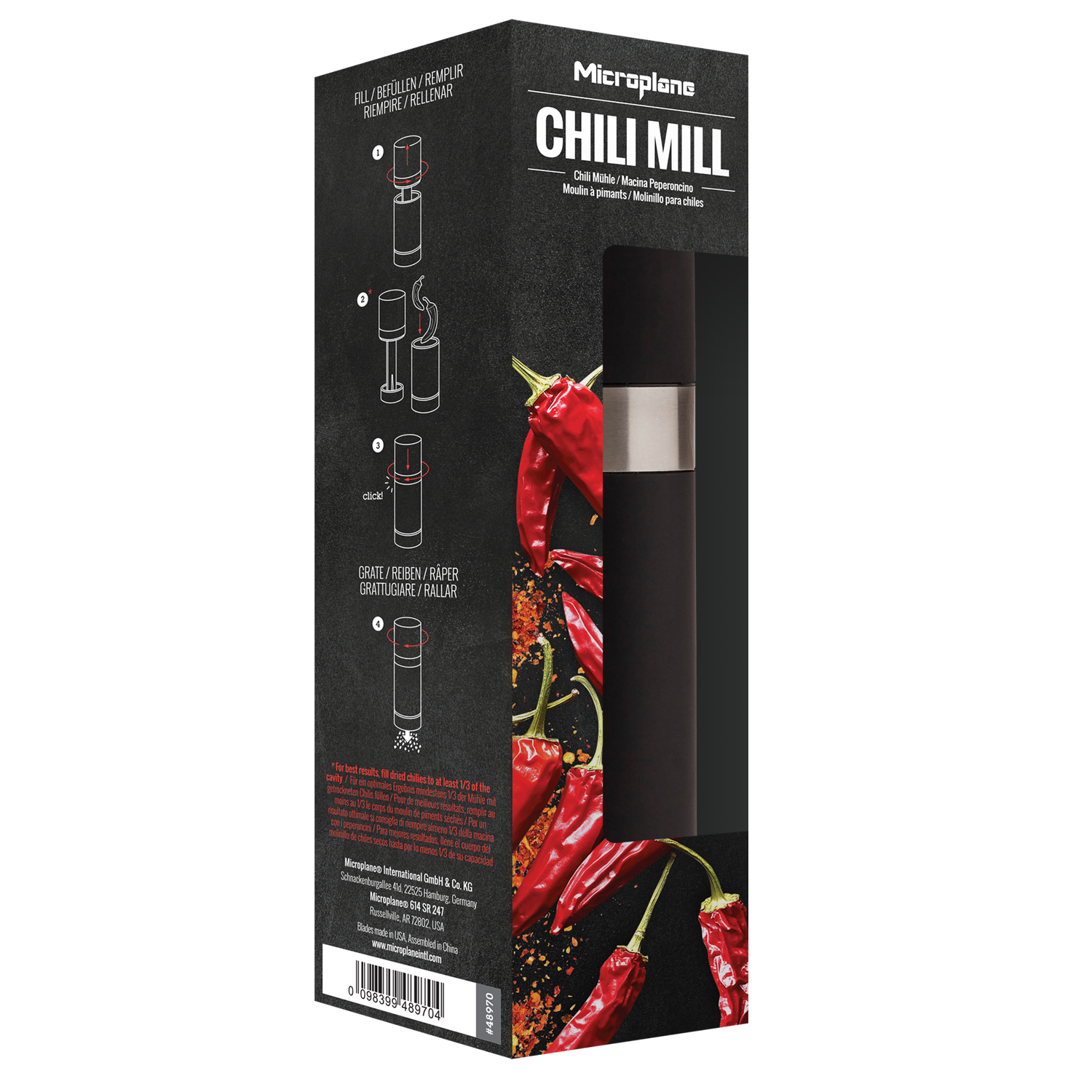 Accessoires Chili-Mühle