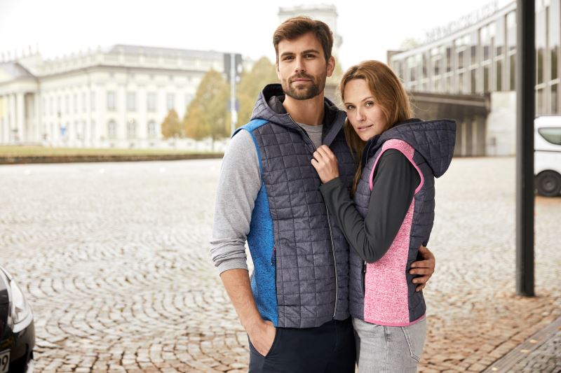 Damen Hybrid Strickfleece Gilet Daiber | JN 767