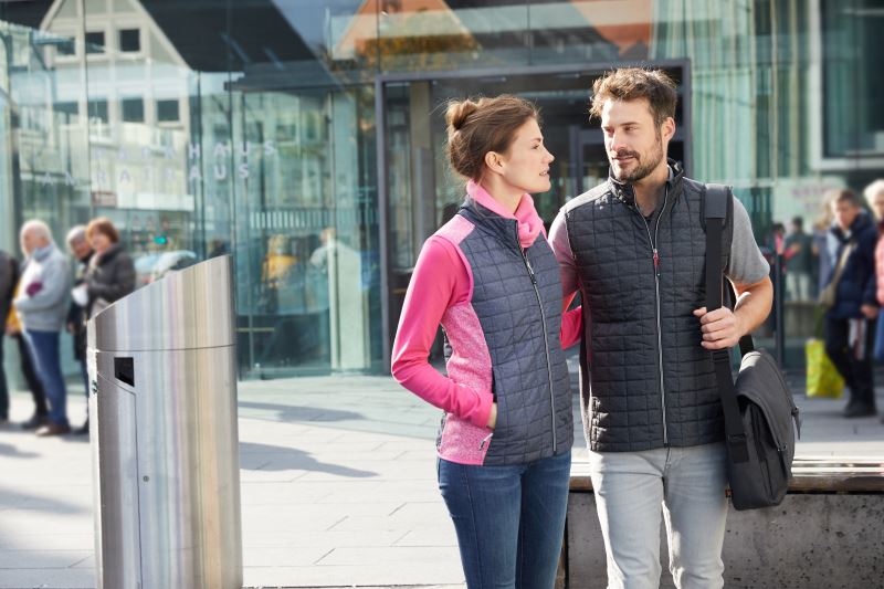 Herren Hybrid Strickfleece Gilet Daiber | JN 740