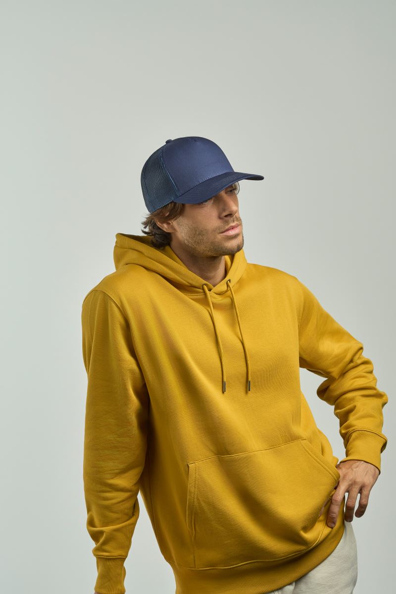 5 Panel Trucker Kappe "Rapper" Atlantis | Rapper Cotton