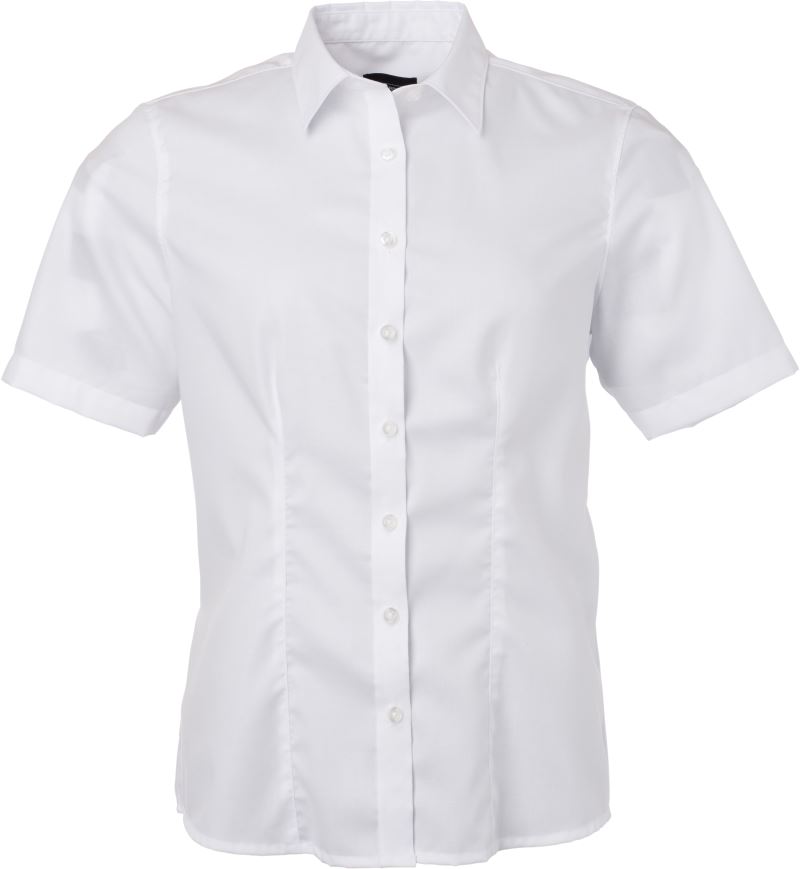 Micro-Twill Bluse kurzarm Daiber | JN 683