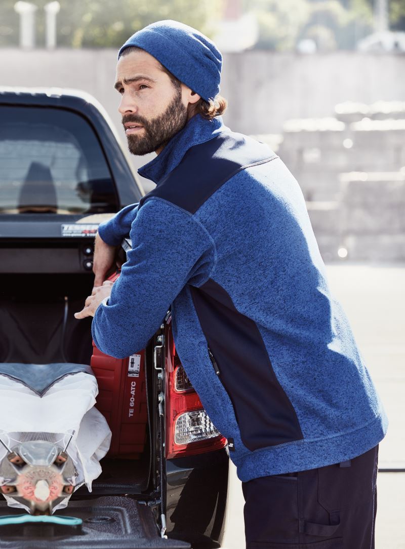 Herren Workwear Strickfleece Jacke - Strong Daiber | JN 862