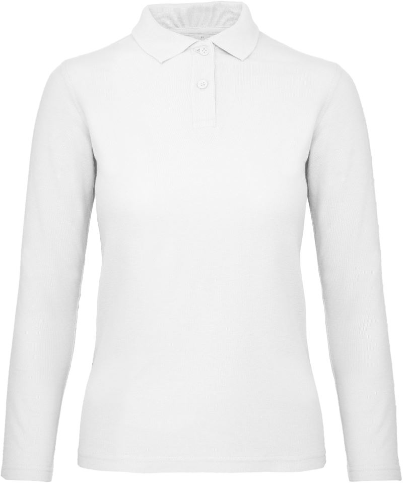 Damen Piqué Polo langarm B&C | ID.001 LSL /women