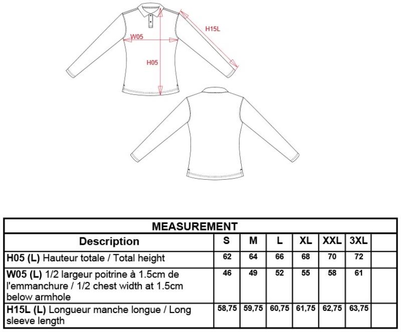 Damen Piqué Polo langarm Kariban | K 244