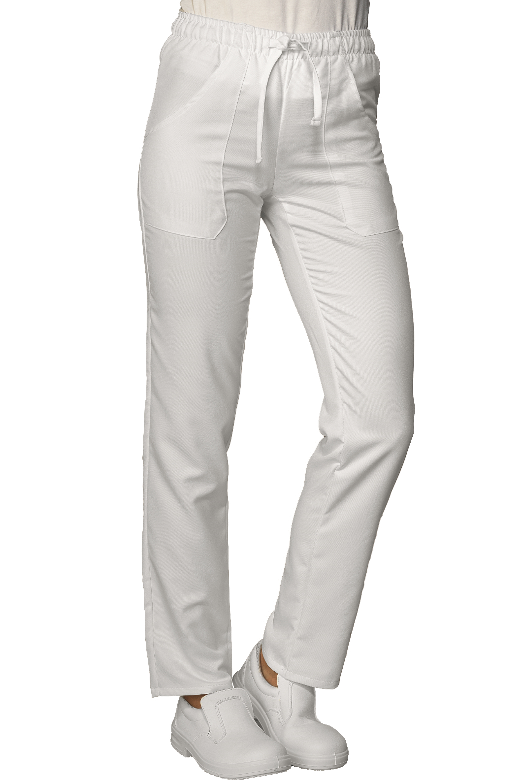 Hose C/Elastico Bianco